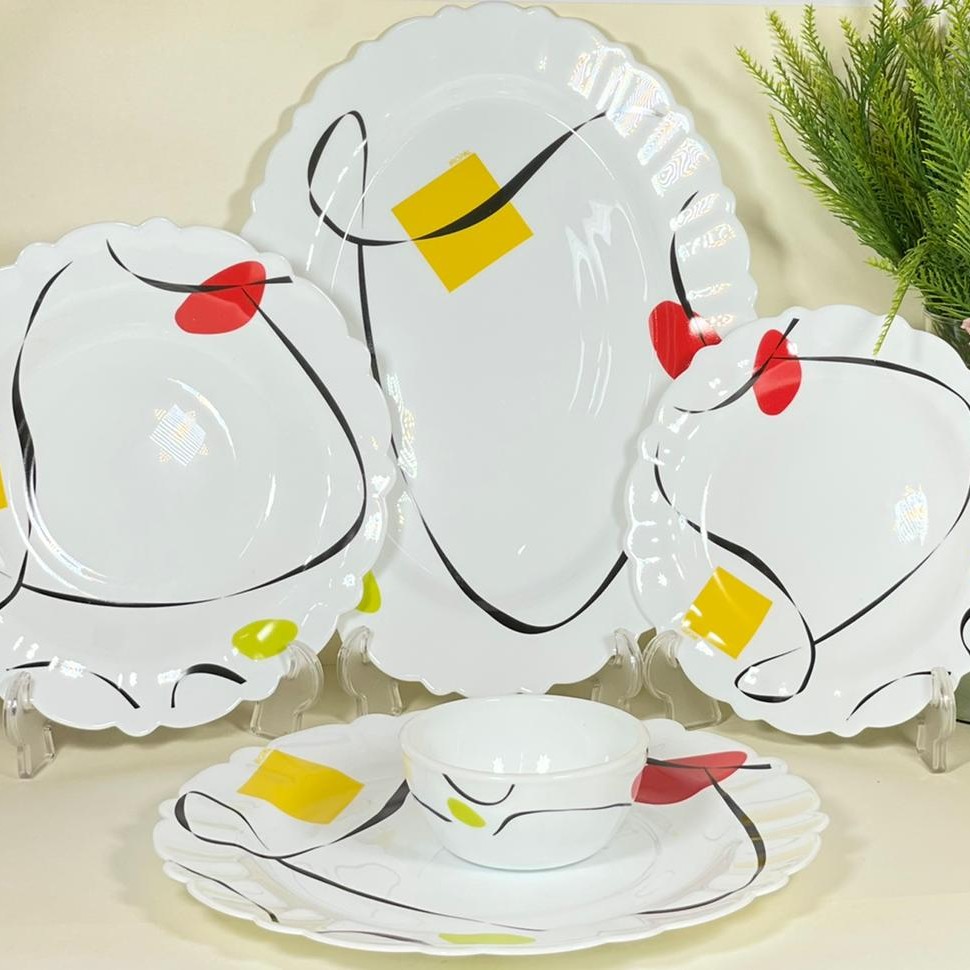 سرویس غذاخوری آرکوپال گرد 12 نفره نفره( ارکوپال چهار نفره جهیزیه شیوا  )