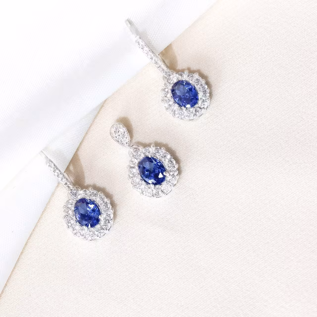 نیم ست نقره میکرو کد S-10094-7.5