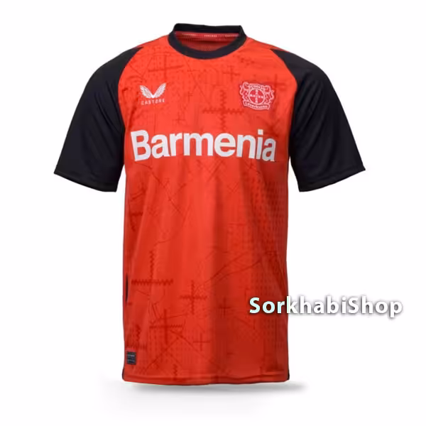 پیراهن اول بایر لورکوزن 2024/2025 (پلیری)