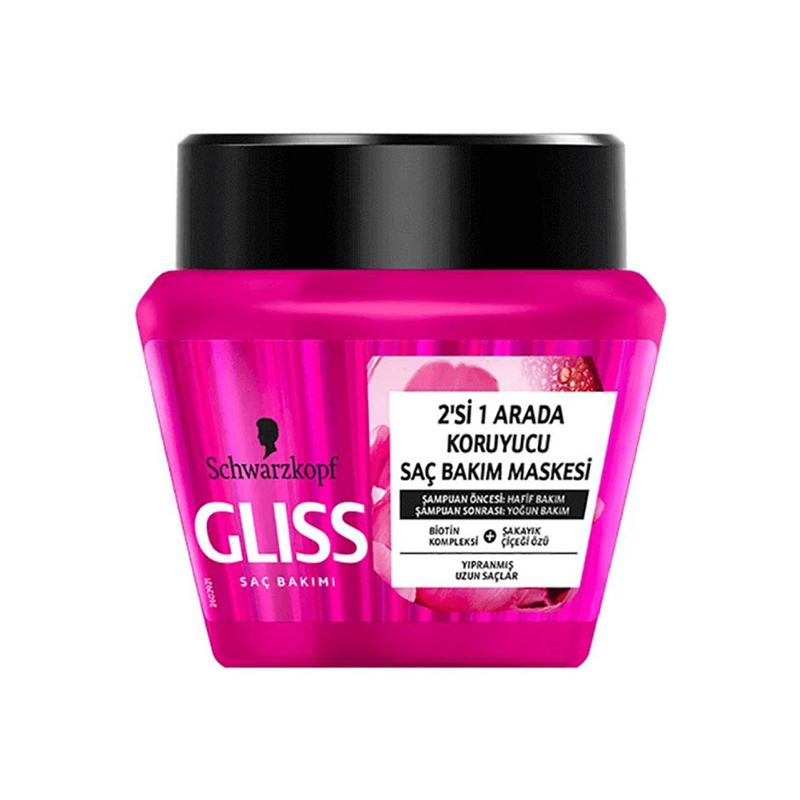 ماسک مو 1در2 |گلیس Gliss| مدل Koruyucu | حجم 300 میل