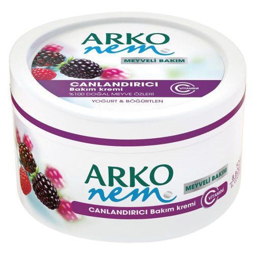 کرم مرطوب کننده آرکو مدل ماست و میوه تمشک حجم 150 میلی لیتر