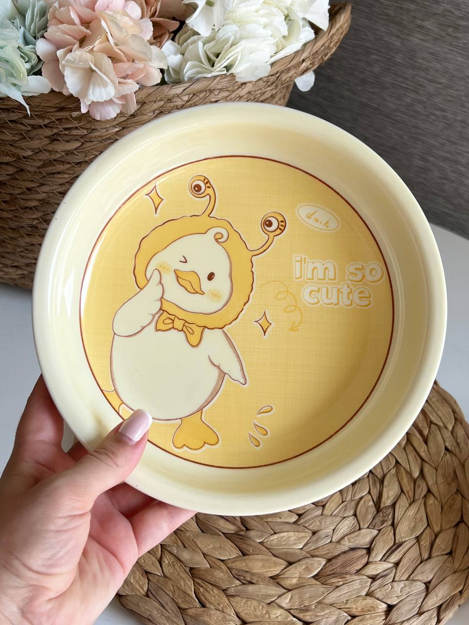 بشقاب گود فانتزی- طرح جوجه i’m so cute