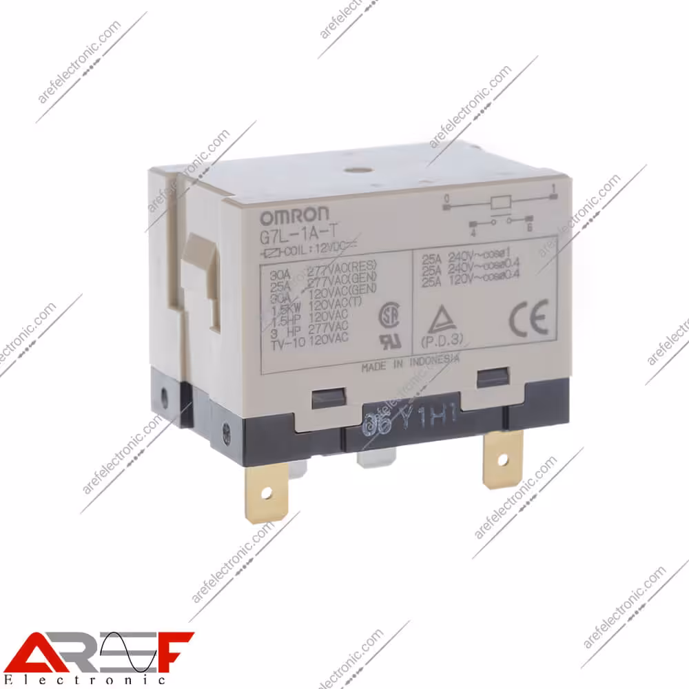 رله امرن G7L-1A-T با 12 ولت و 4 پین - فروشگاه عارف الکترونیک