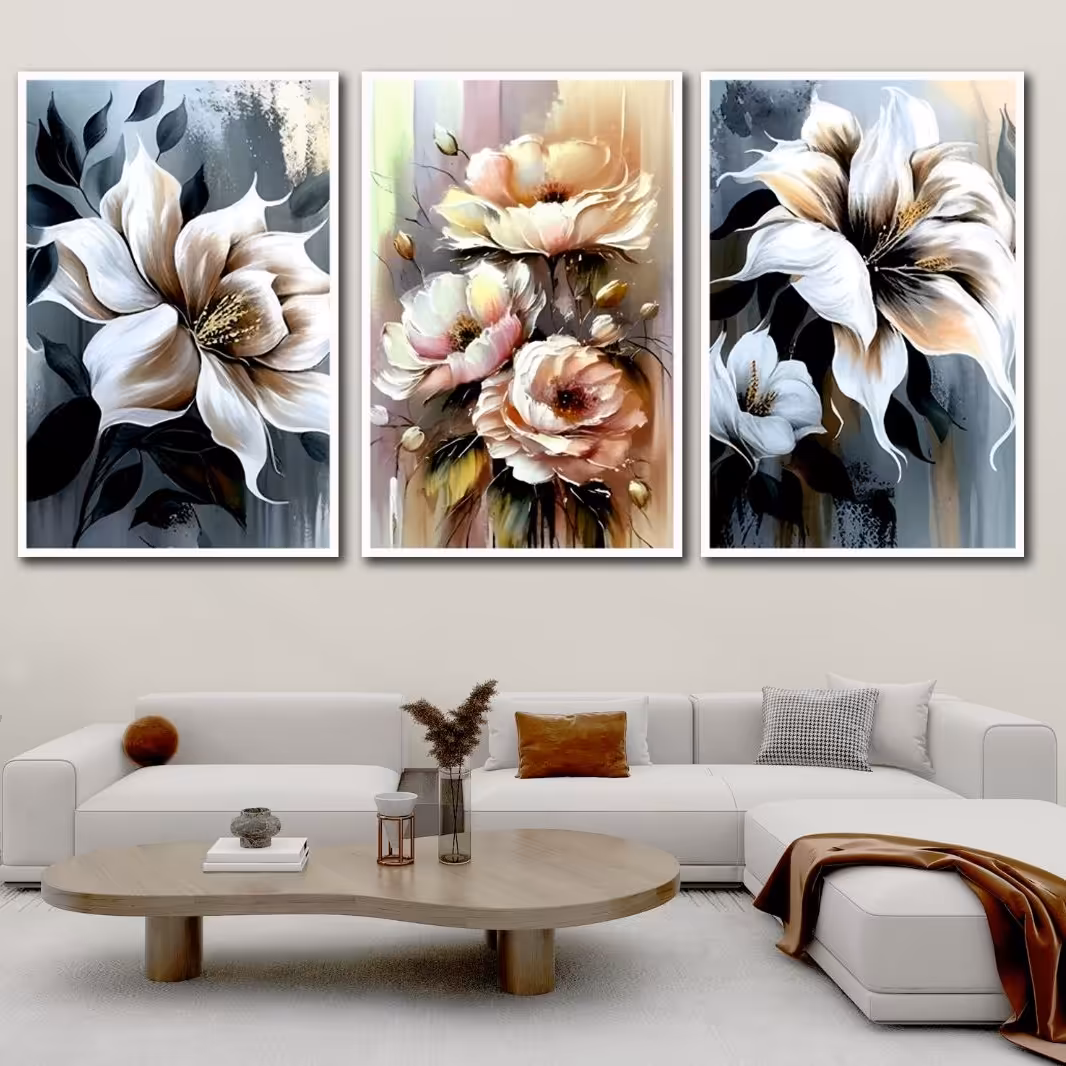 تابلو دکوراتیو 3 تکه کد 589