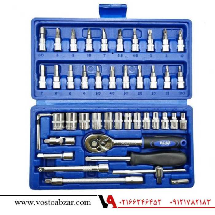 جعبه بکس 46 پارچه درایو1.4 باس مدل BS-46