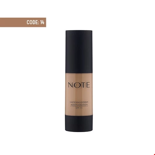 کرم پودر پمپی مات اکستریم spf 15 کد 14 نوت 35 میلی لیتری