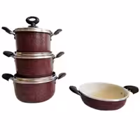 سرویس قابلمه 7 پارچه هلنا مدل KbN