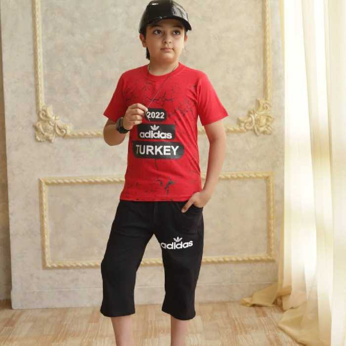 تیشرت وشلوارک پسرانه پنبه سوپر عالی