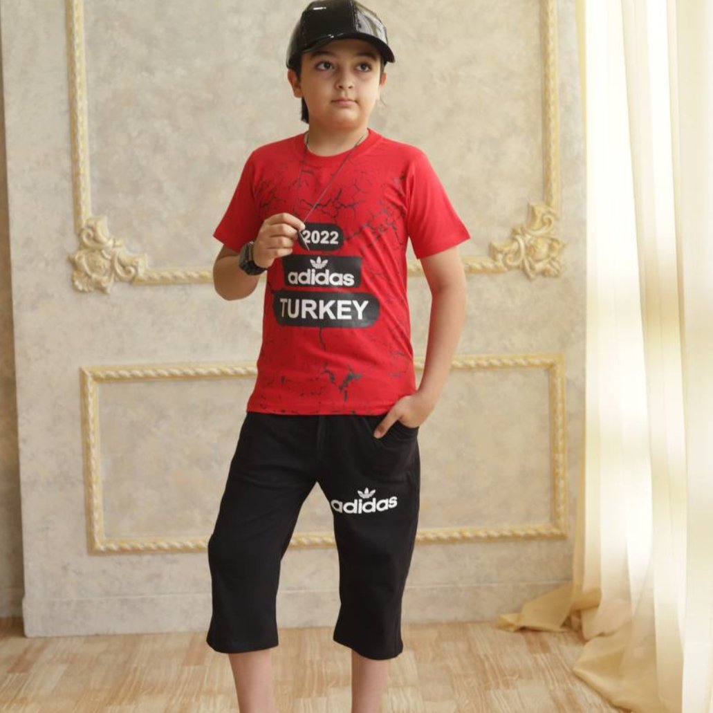 تیشرت وشلوارک پسرانه پنبه سوپر عالی