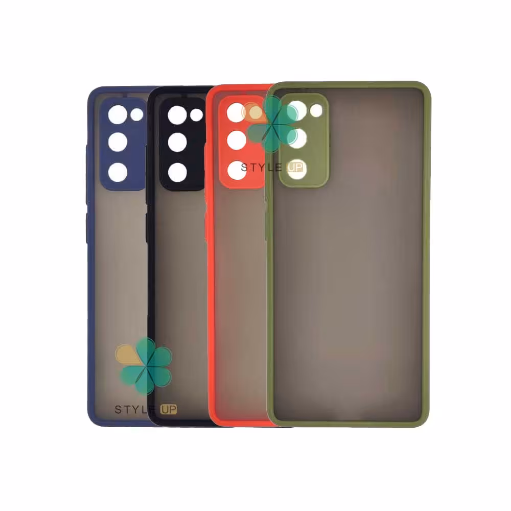 قاب گوشی سامسونگ Galaxy S20 FE 5G مدل پشت مات محافظ لنزدار