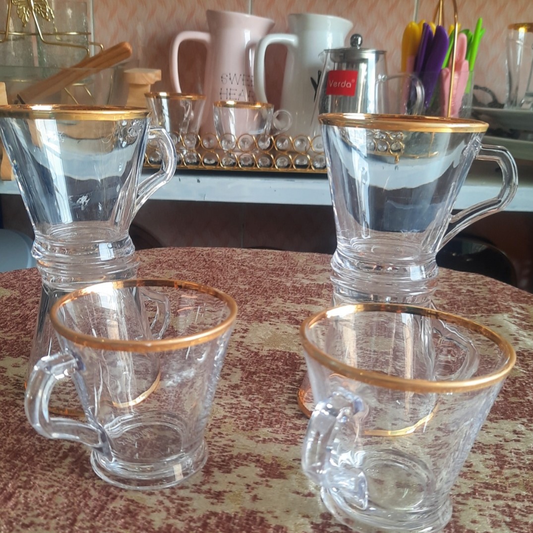 لیوان لب طلا خارجی 