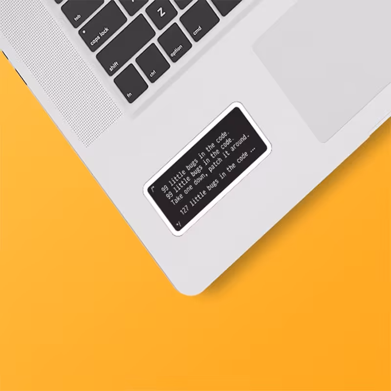 استکیر(برچسب) لپتاپ-طرح برنامه نویسی-کد690-سفارشی