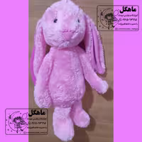 عروسک جلی کت تپل  صورتی 50 سانتی جنس وندا سافت ترک 
