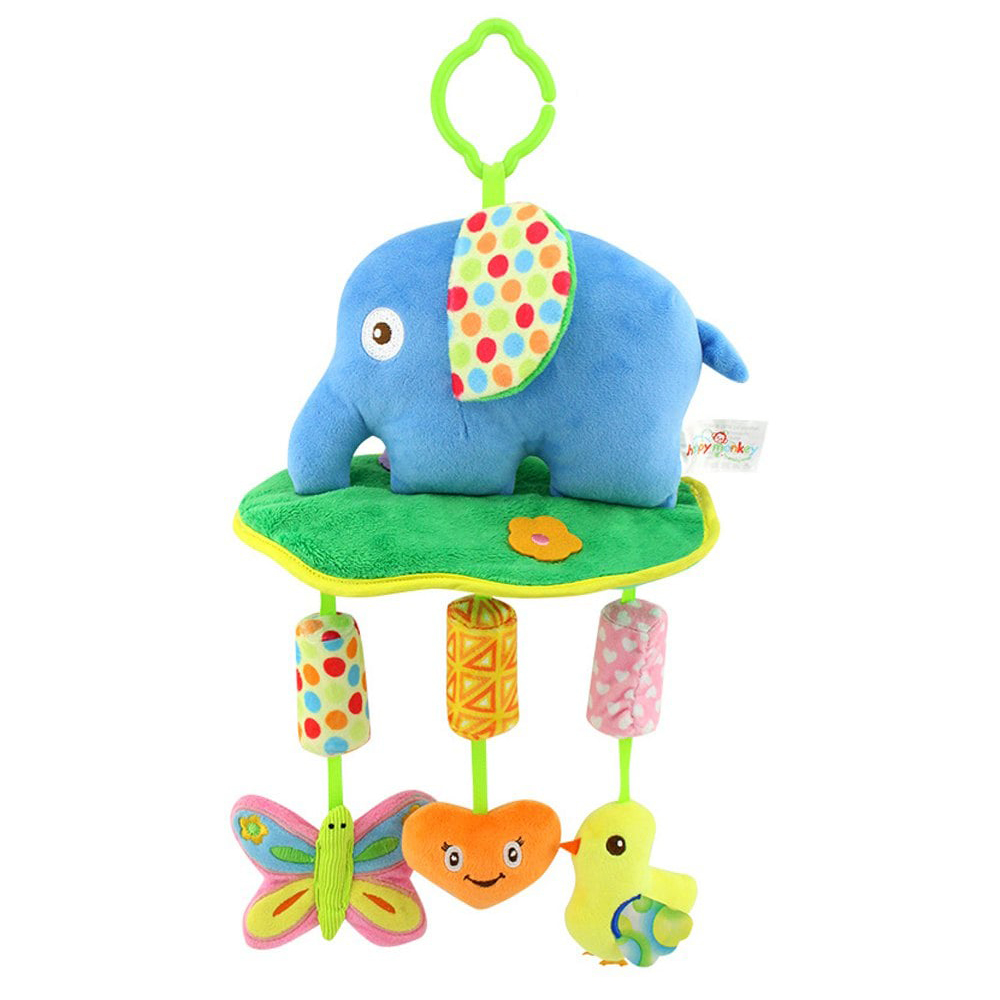 آویز جغجغه دار هپی مانکی happy monkey طرح فیل