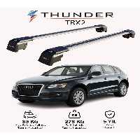 نوار محافظ خودرو مشکی AUDI Q5 2009 2017 TRX2 CARRIER قفل جستجو SEART CARRIT SUILING BAR سیاه Thunder