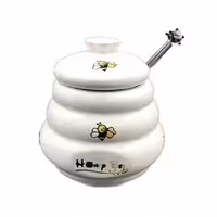 ظرف عسل رنگی سرامیکی