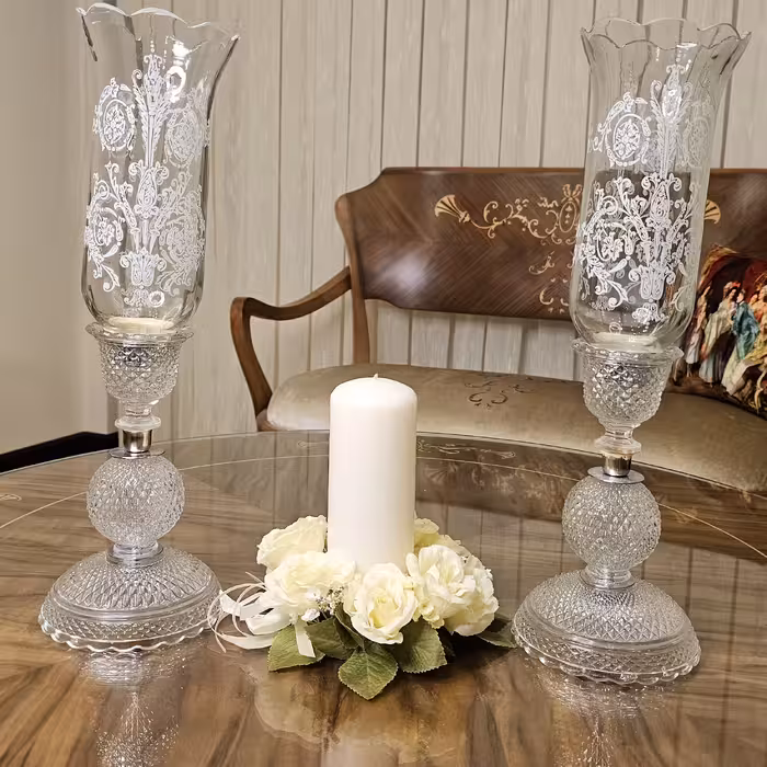 شمعدان باکارات کوچک زیبا و دکوراتیو  