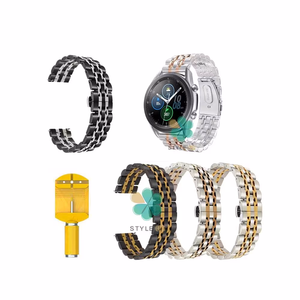بند استیل ساعت سامسونگ Samsung Galaxy Watch 3 45mm مدل Rolex