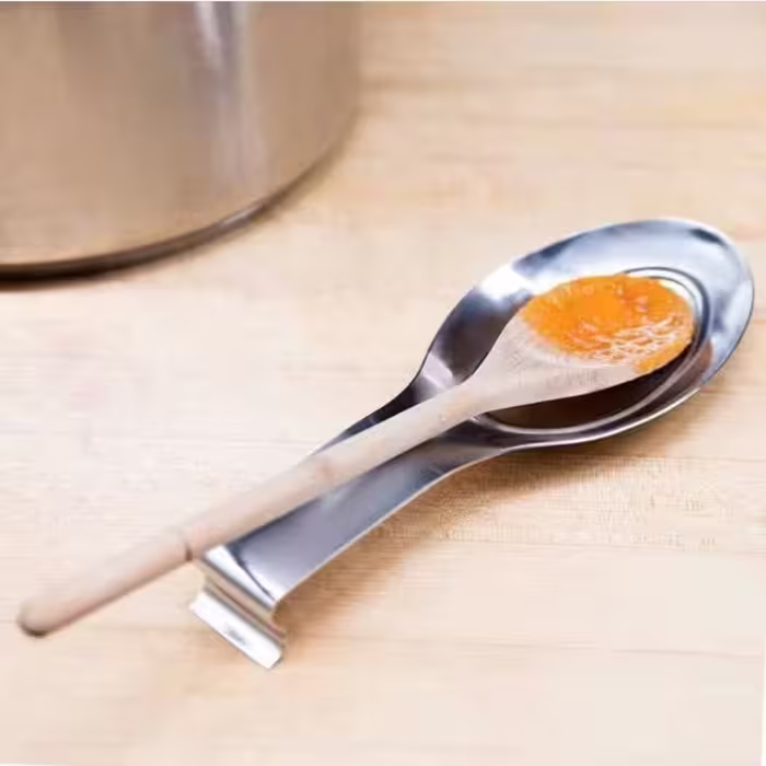 کنار گازی زیر قاشقی وینود استیل اصل متوسط(استیل304 آهنربا نگیر) ضخیم و جوندار 
