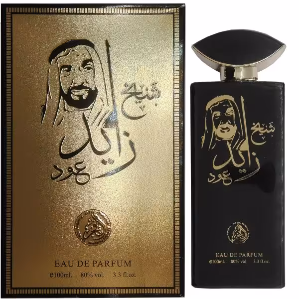 ادو پرفیوم مردانه الفخر مدل شیخ زاید عود حجم 100 میلی لیتر