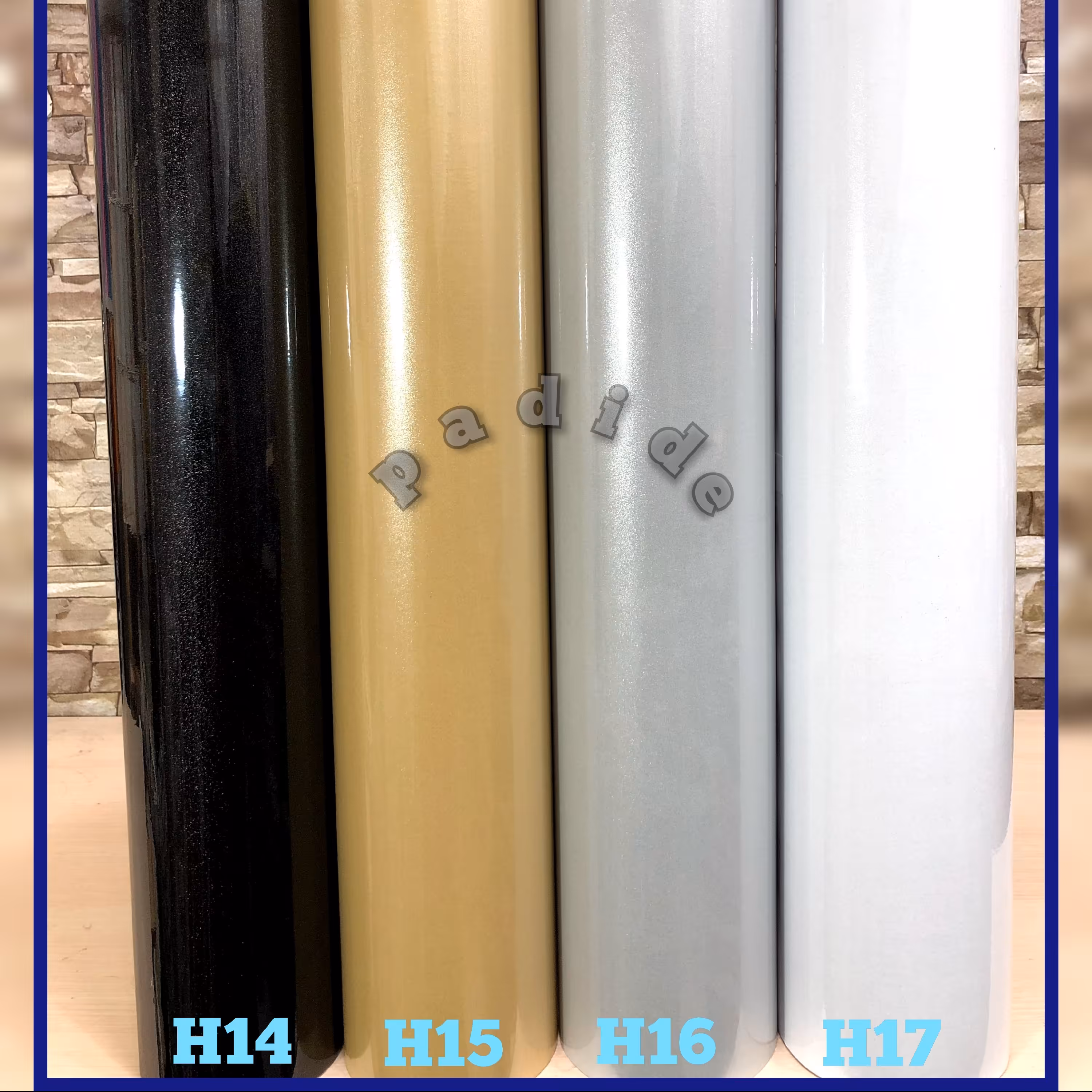 برچسب طرح شاین هایگلاس(عرض60سانت)(ضدآب)(موجوددرچهاررنگ)(رول10متری)