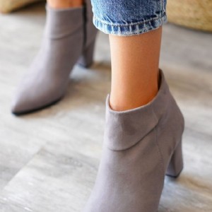 کفش نیم بوت پاشنه بلند