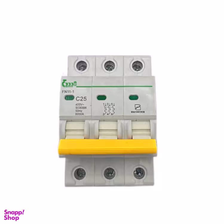فیوز مینیاتوری سه فاز 25 آمپر بدیع مدل C25