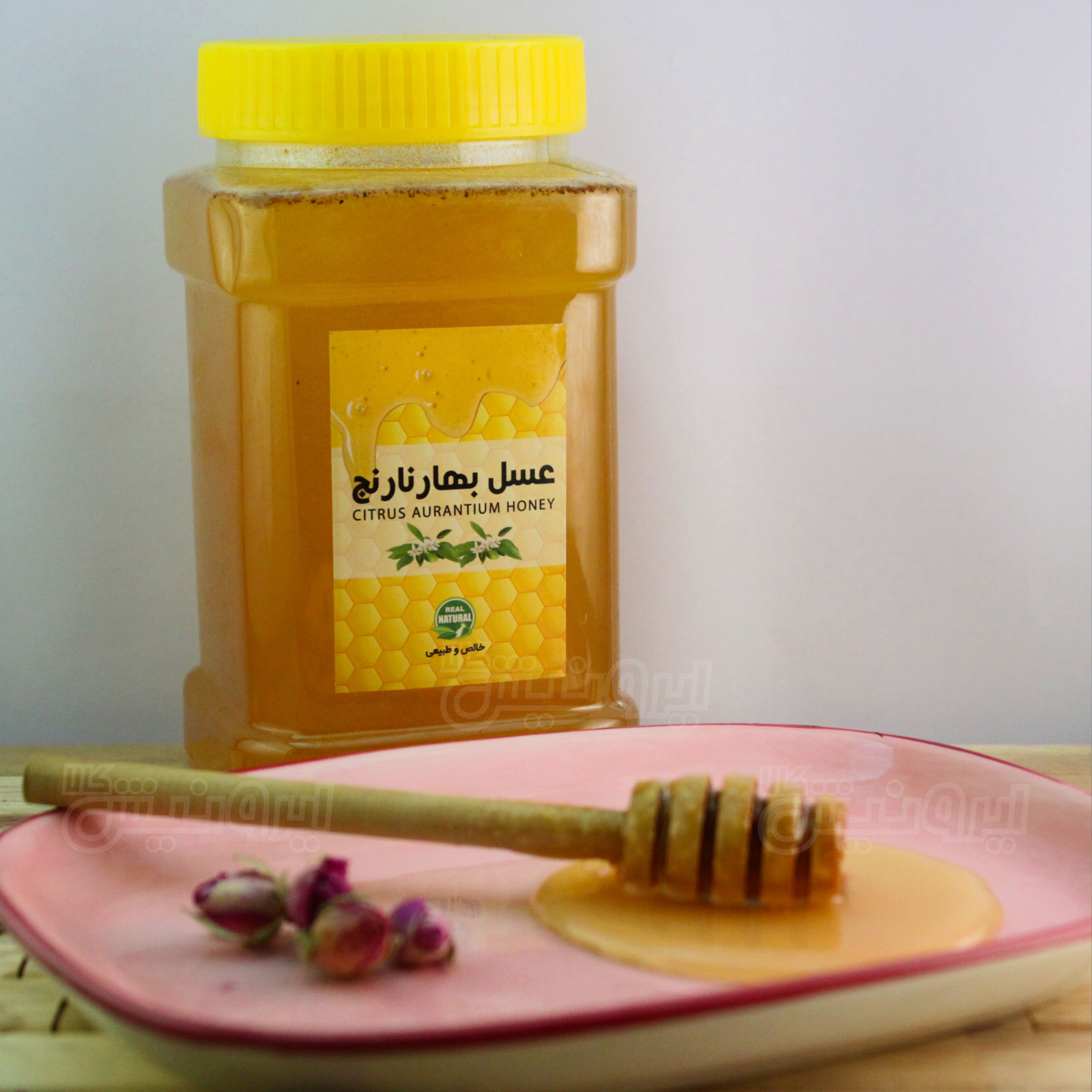 عسل طبیعی بهارنارنج بزرگ 1 کیلوگرمی