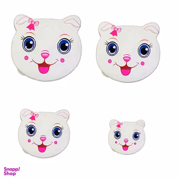 ظرف نگهدارنده مدل گربه مجموعه 4 عددی