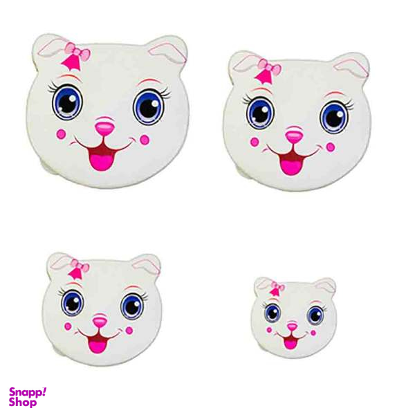 ظرف نگهدارنده مدل گربه مجموعه 4 عددی