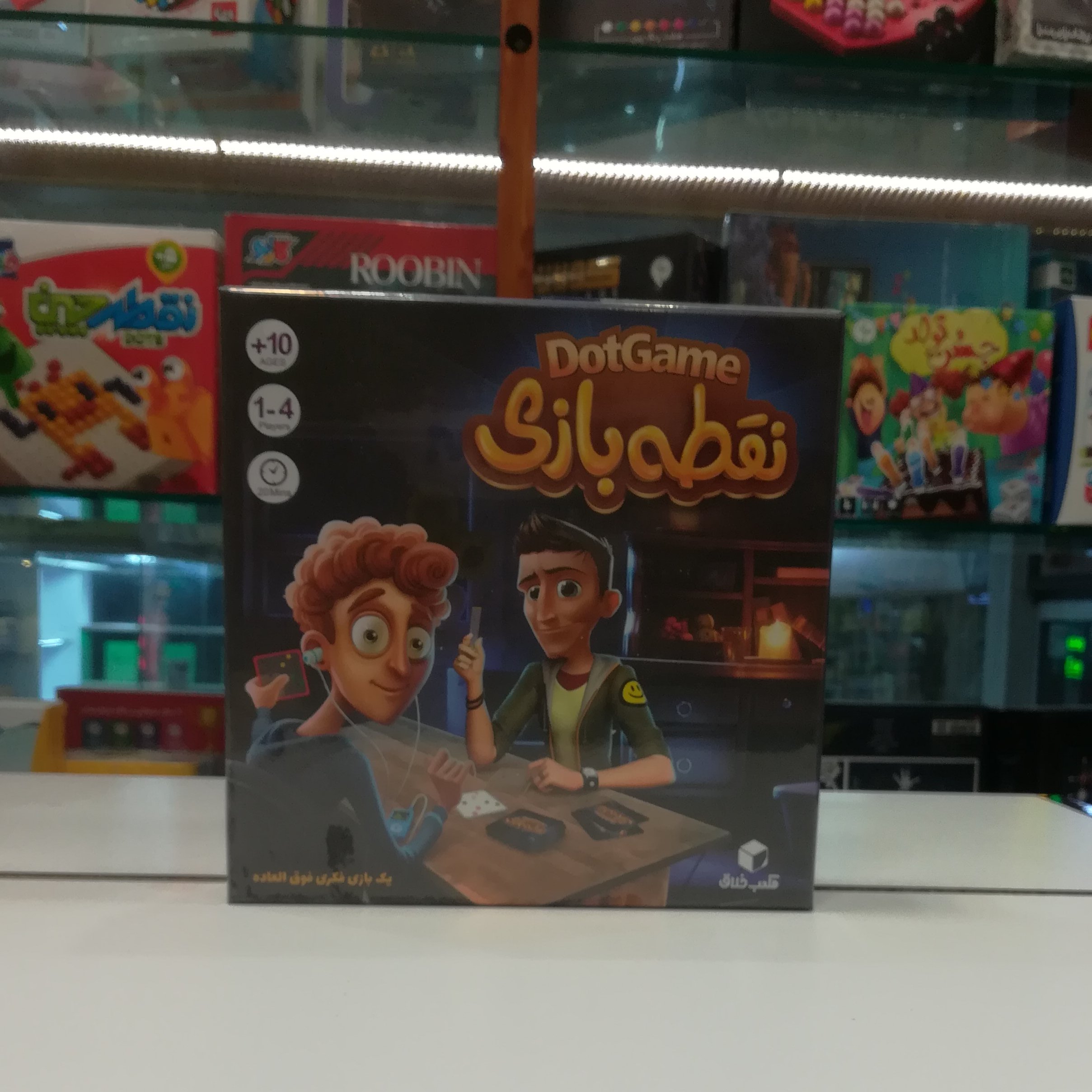 بازی فکری نقطه بازی /+10 سال / مکعب خلاق (آوای باران) 