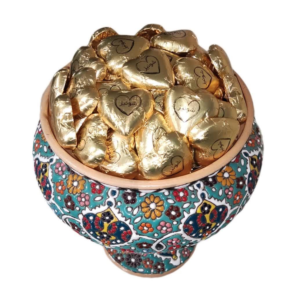شکلات قلبی شیری شونیز