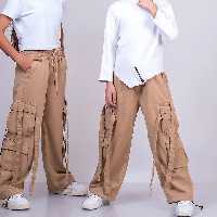 شلوار کارگو پارچه خارجی دخترانه و پسرانه  خفن