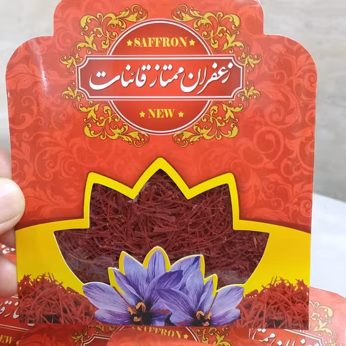 زعفران طبیعی محصول قائنات یک مثقال خالص خوش رنگ و طعم طبیعی بدون مواد افزودنی به شرط مرجوعی