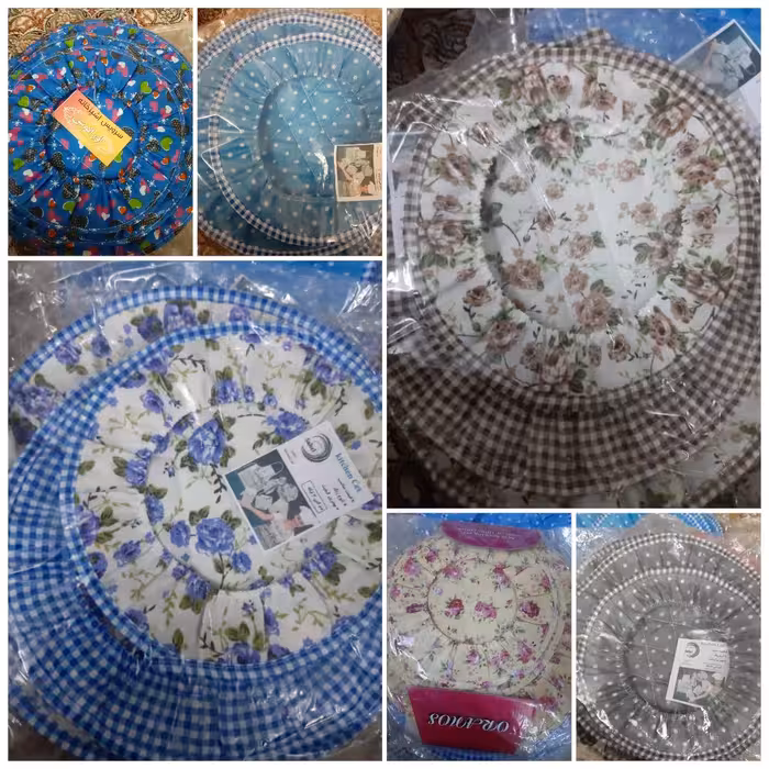 دم کنی سه سایز گرد ، جنس پارچه نخی ( تترون )