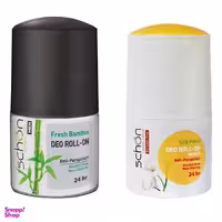 رول ضد تعریق مردانه شون (Schon) مدل فرش بامبو به همراه رول ضد تعریق زنانه مدل سیلک پتال حجم 50 میلی‌ لیتر