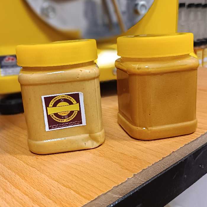 کره بادام زمینی 400 گرمی با بادام درجه 1