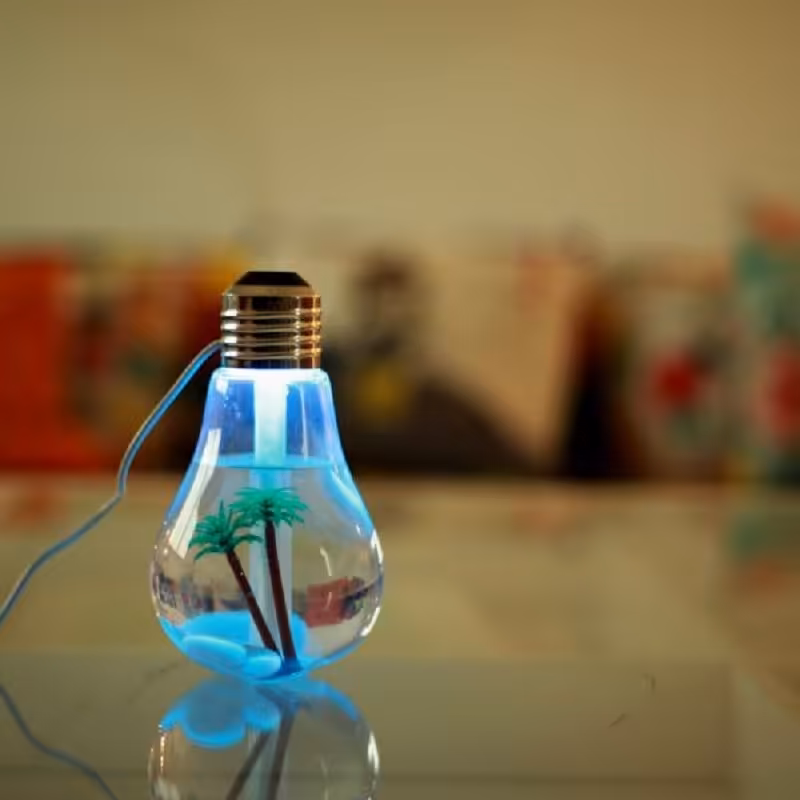 بخور سرد طرح لامپ مدل Night Light 