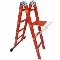 نردبان 8 پله آسانکار مدل as8s  ( ارسال با باربری به صورت پس کرایه بر عهده مشتری  میباشد )