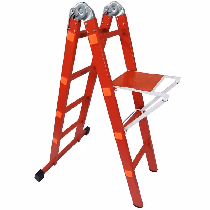 نردبان 8 پله آسانکار مدل as8s  ( ارسال با باربری به صورت پس کرایه بر عهده مشتری  میباشد )