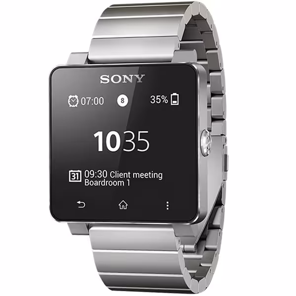 ساعت مچی هوشمند سونی مدل SW2 بند فلزی