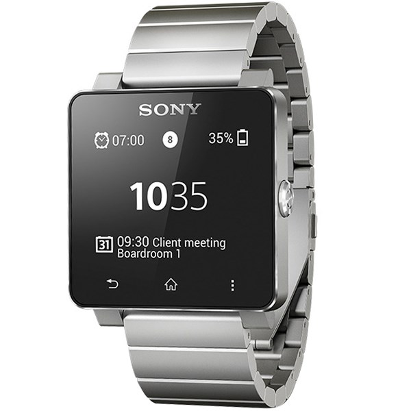 ساعت مچی هوشمند سونی مدل SW2 بند فلزی