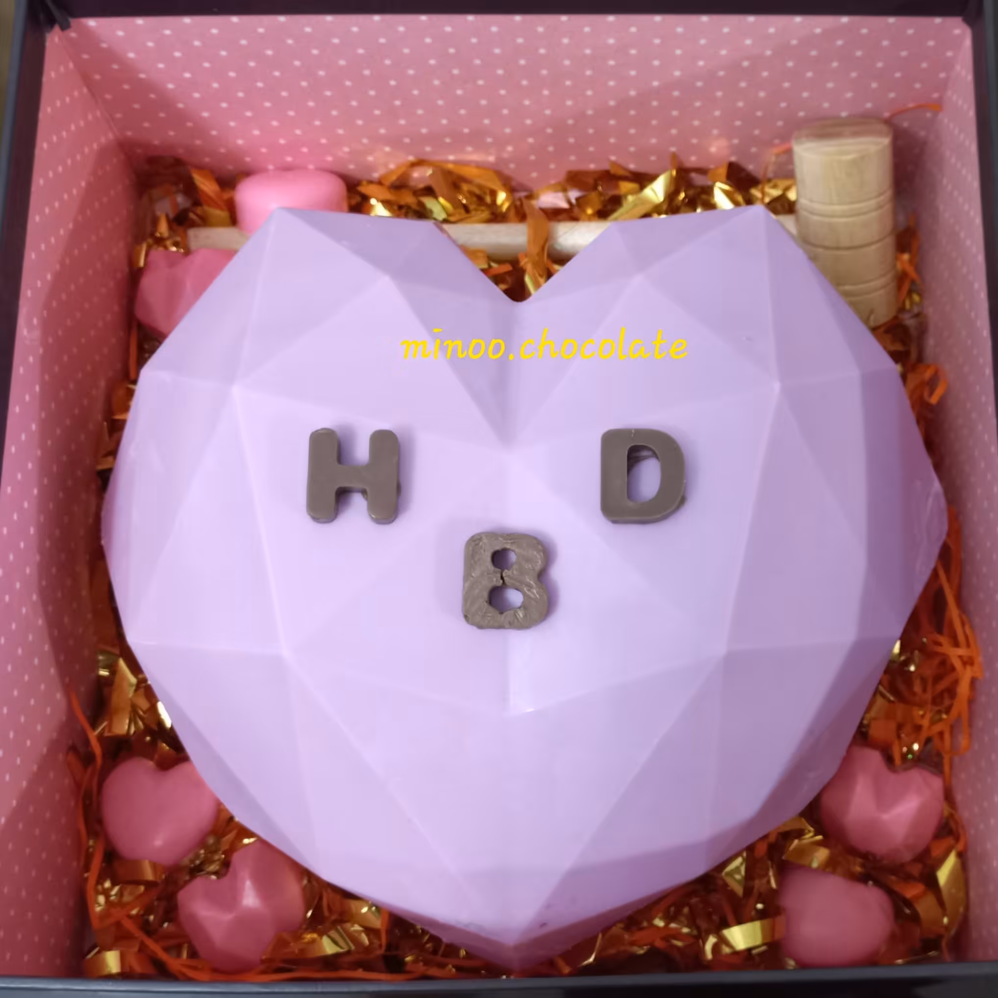 شکلات قلب سورپرایز - با رنگ سال