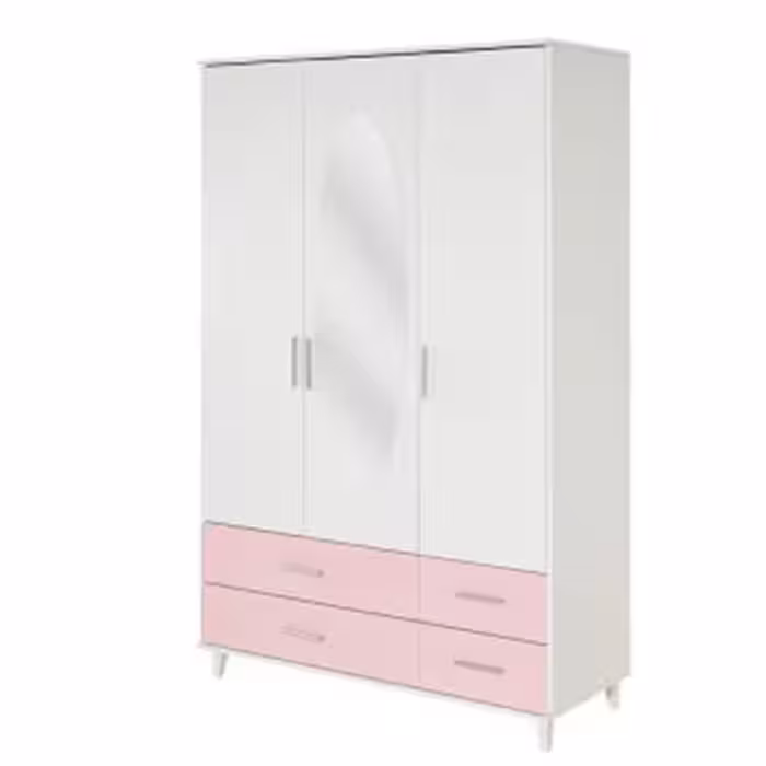 کمد دخترانه ساده آینه دار مدل G35