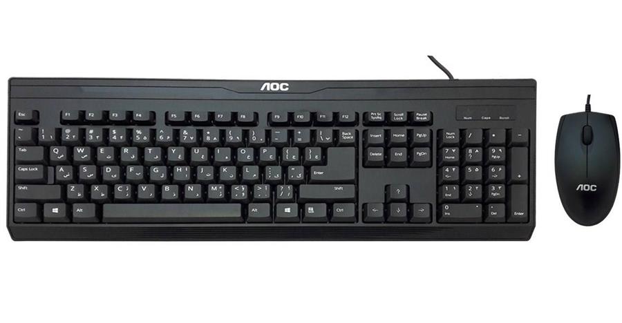 کیبورد و ماوس ای او سی مدل KM100