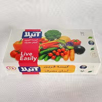 کیسه فریزر آسان مصرف 120 عددی جعبه ای آتیلا سایز 25 در 35 سانتی متر