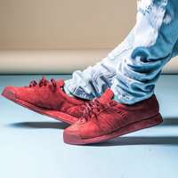 کفش کتانی رانینگ ادیداس ساموآ قرمز      Adidas samoa red