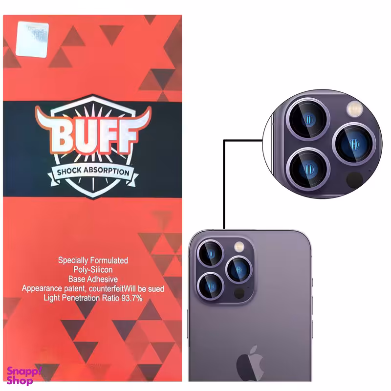 محافظ لنز دوربین بوف مدل HD-ColorLenz مناسب برای گوشی موبایل اپل Iphone 15 Pro Max / 15 Pro