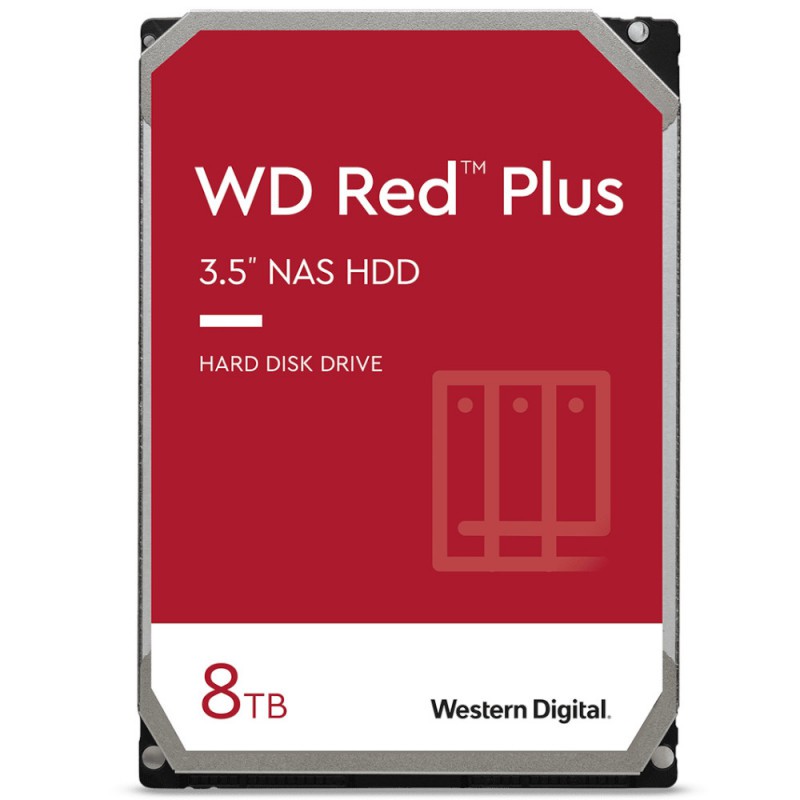هارد اینترنال وسترن دیجیتال Red Plus ظرفیت 8 ترابایت