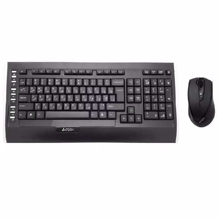 کیبورد و ماوس بی سیم ای فورتک مدل 9300F